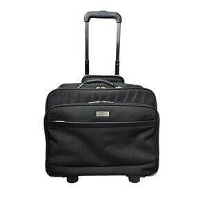 Samsonite Classic Business Rolling Mobile Office Travel Case Tote Black Suitcase